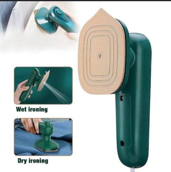 Portable Mini Electric Steam Iron - Handheld Garment Steamer 40W Ceramic Soleplate - Travel Friendly 80ml Tank